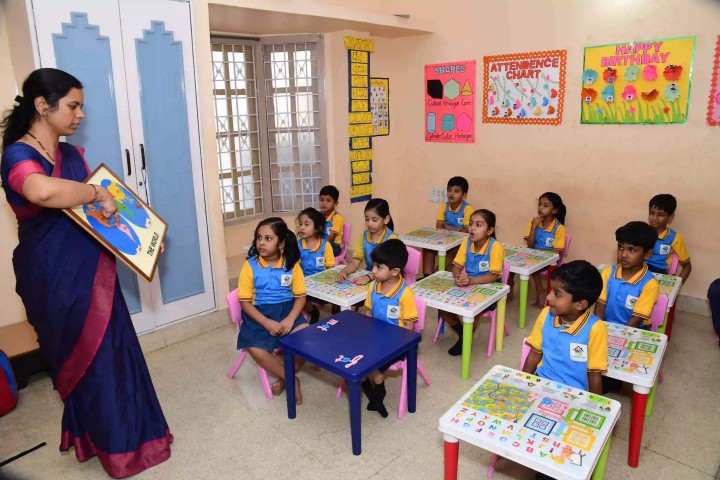 Children sitting together for story time