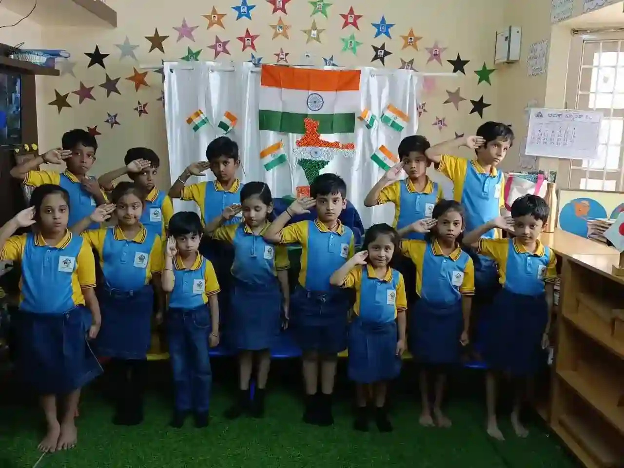 Preschool music and rhythm activity